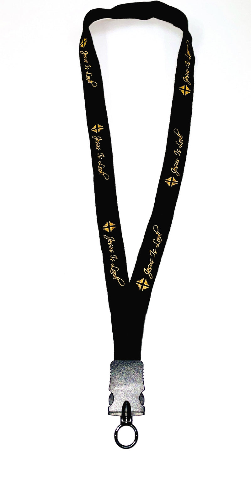 Lanyard: Black with Gold DV Logo