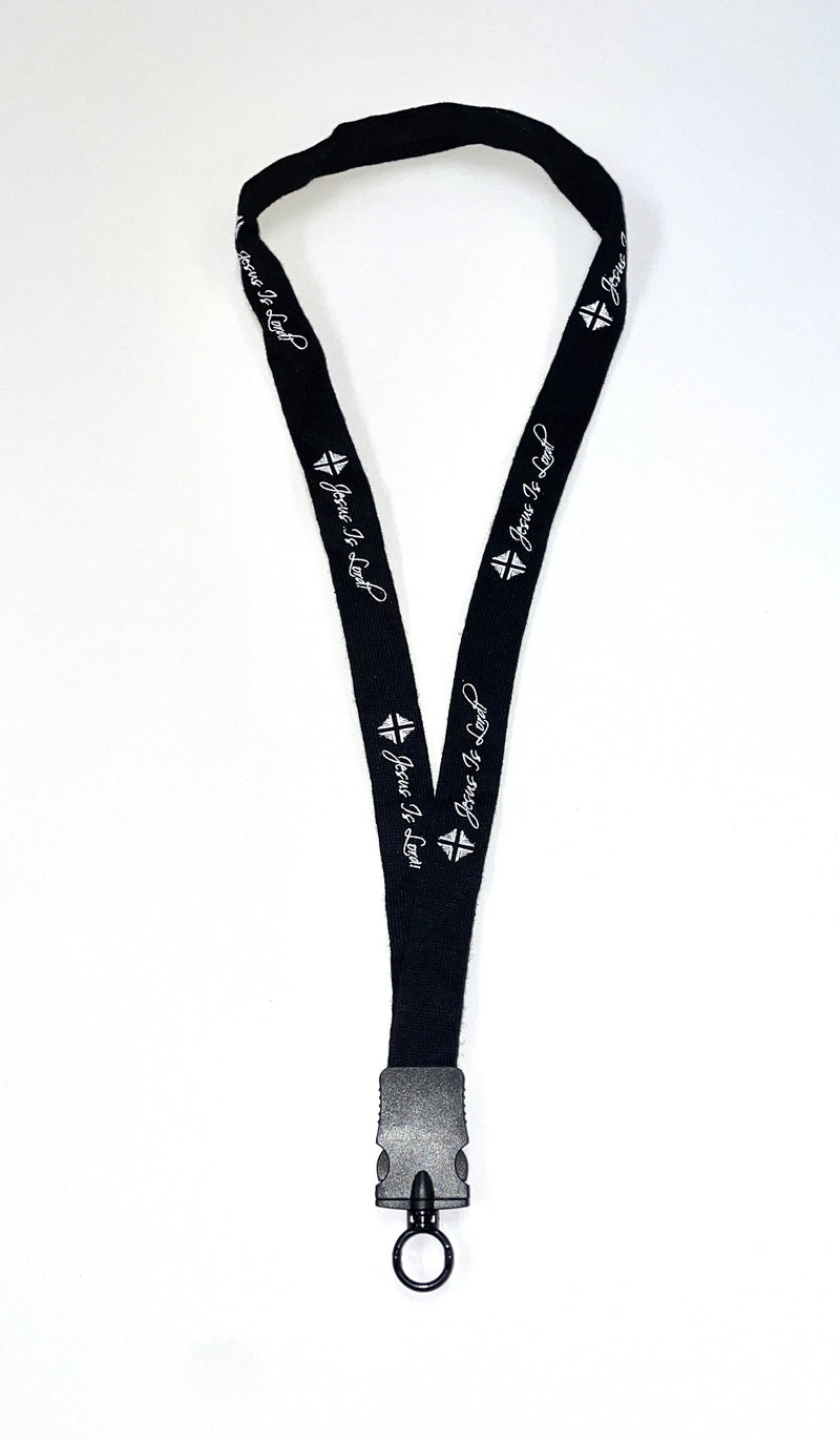 Lanyard: Black with WHITE DV Logo
