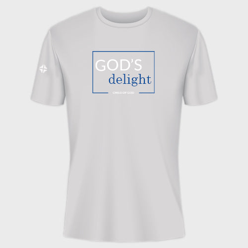 T-Shirt: Youth God's Delight - Light Gray
