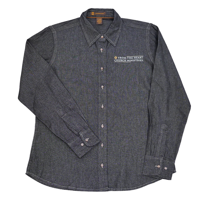 Shirt: Women's Denim Black Shirt