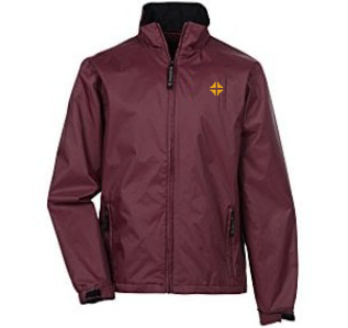 Jacket: Men's Burgundy with DV Logo