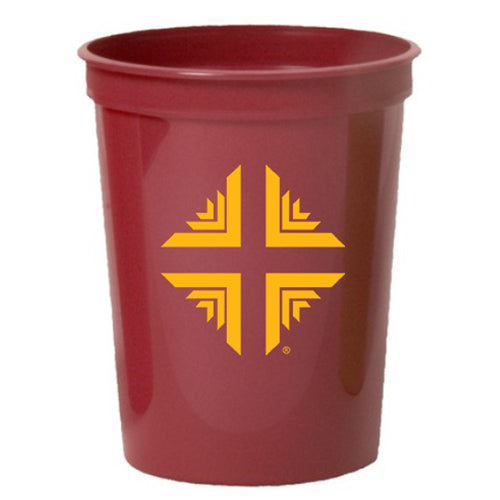 Stadium Cup - Burgundy w/Gold DV Logo