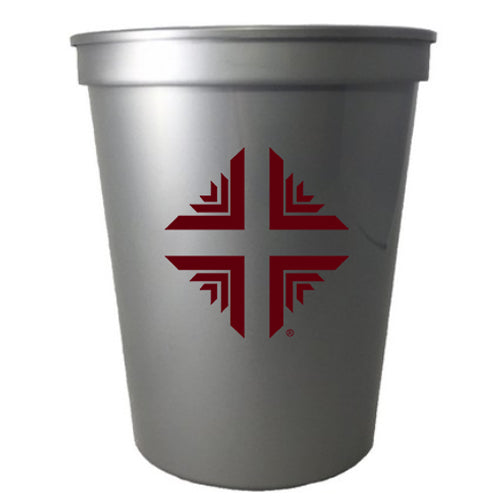 Stadium Cup - Gray w/Burgundy DV Logo