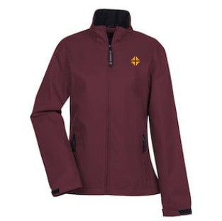 Jacket: Women's Burgundy with DV Logo