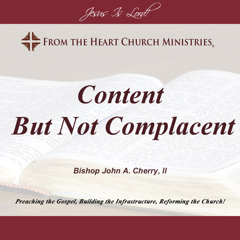 Content But Not Complacent