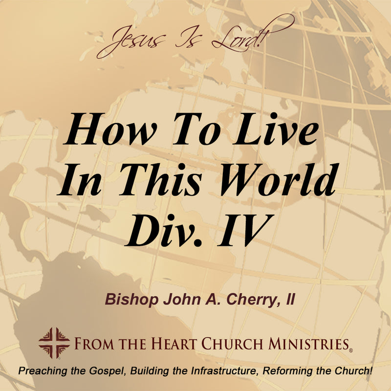 How To Live In This World Div. IV