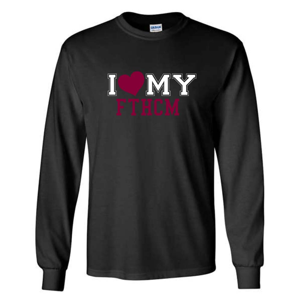 Shirt: Long Sleeve ILMFTH Adult Unisex - BLACK