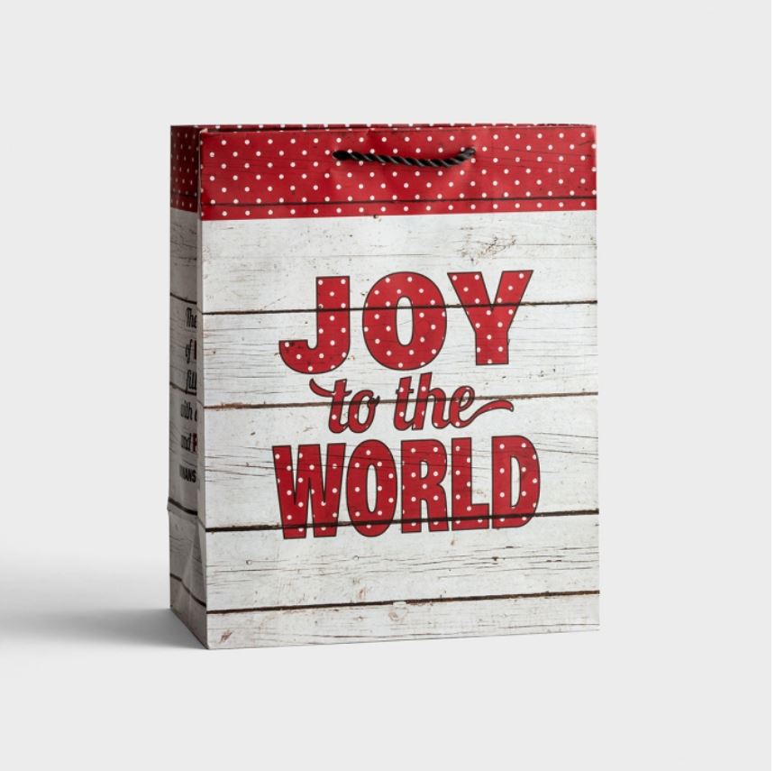 Christmas Bag: Joy to the World - Medium