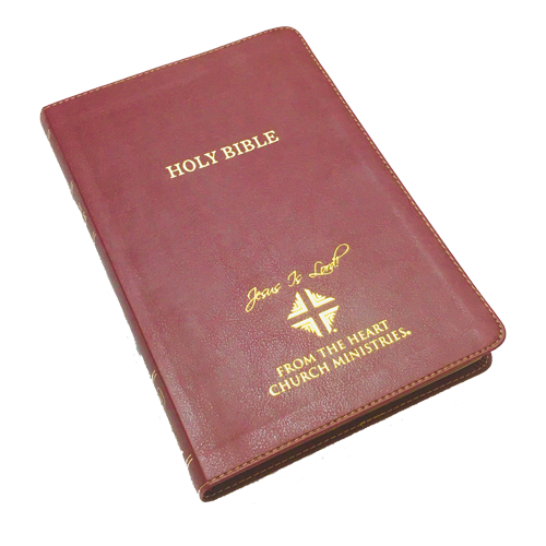 Bible: KJV Burgundy Large Print Thinline DV