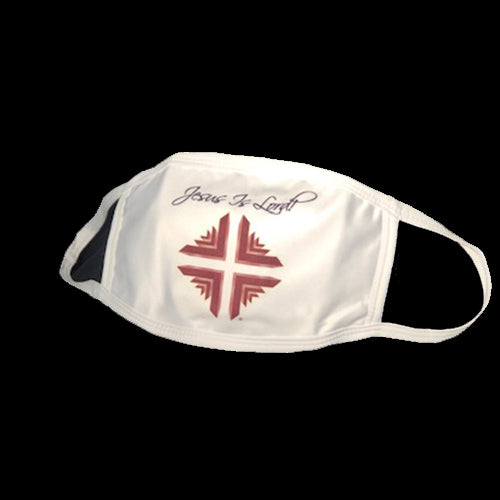 Mask: Jesus Is Lord! White w/D&V Logo