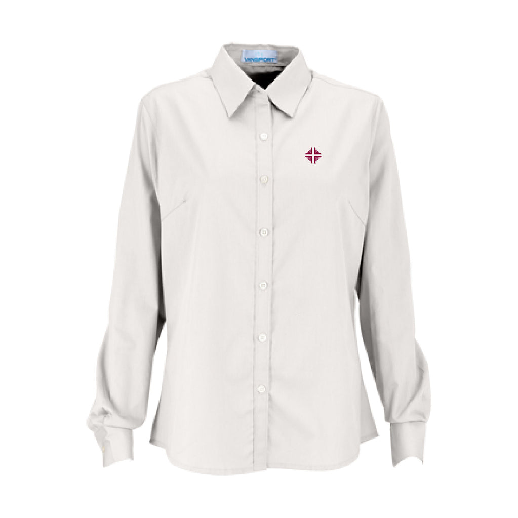Shirt: Women's White Shirt w/D&V Logo