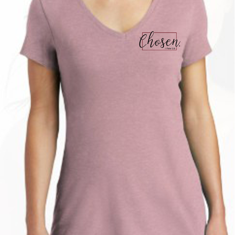 T-Shirt: Chosen Dusty Rose