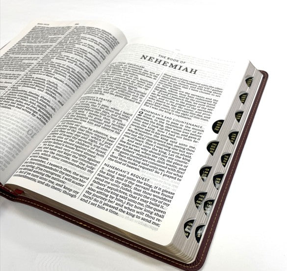 Bible: KJV Burgundy Large Print Thinline DV