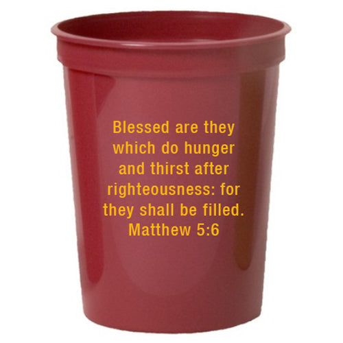 Stadium Cup - Burgundy w/Gold DV Logo
