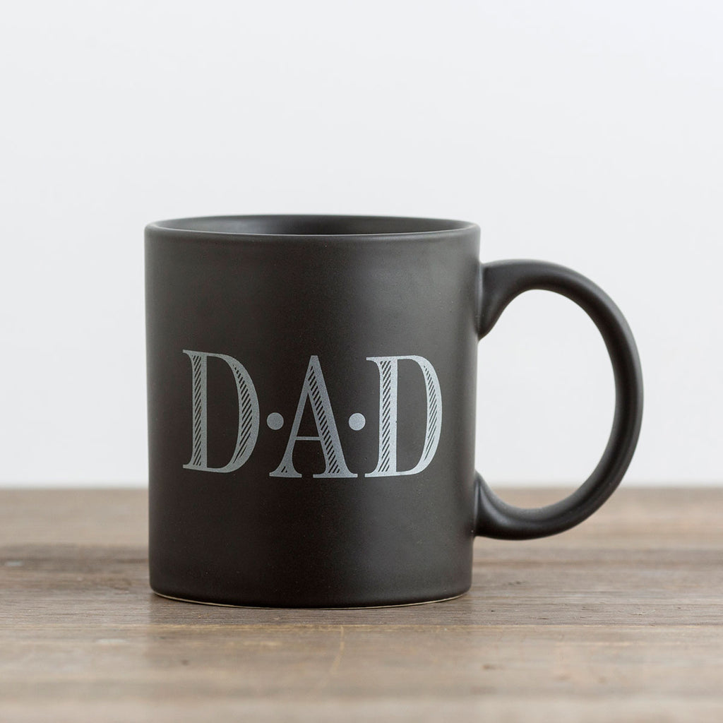 Mug: Ceramic Dad - Black