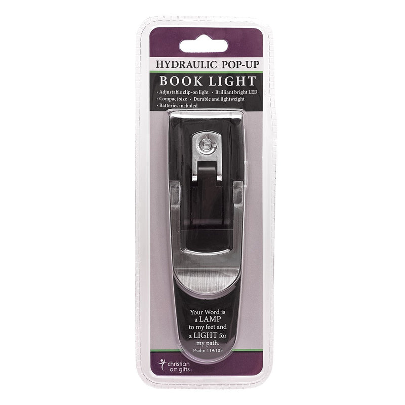 Booklight:  Black - Psalm 119:105 Hydraulic Pop-up