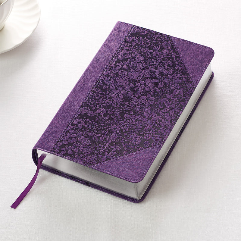 Bible: Purple Floral