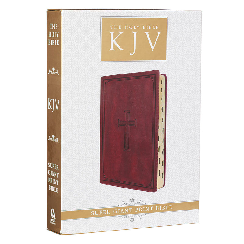 Bible: Burgundy w/Cross