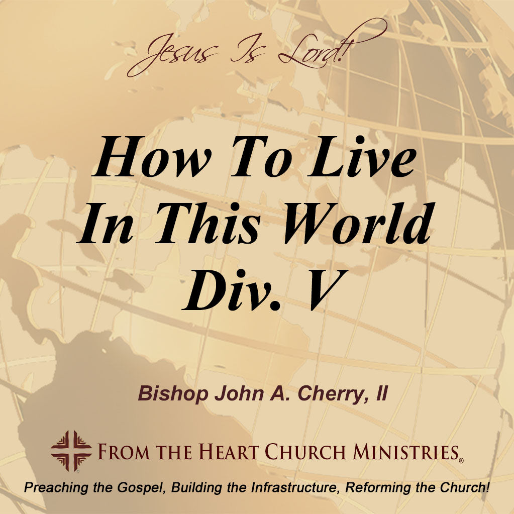 How To Live In This World Div. V