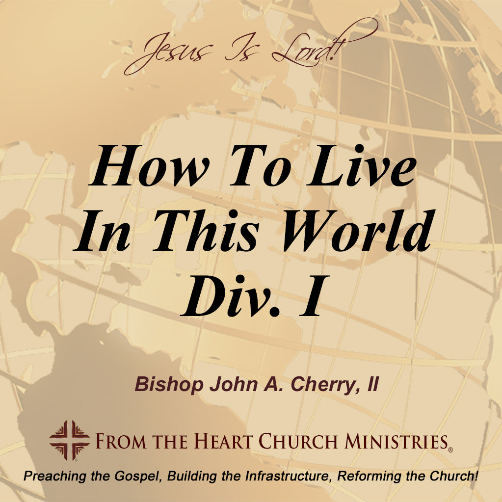 How To Live In This World Div. I