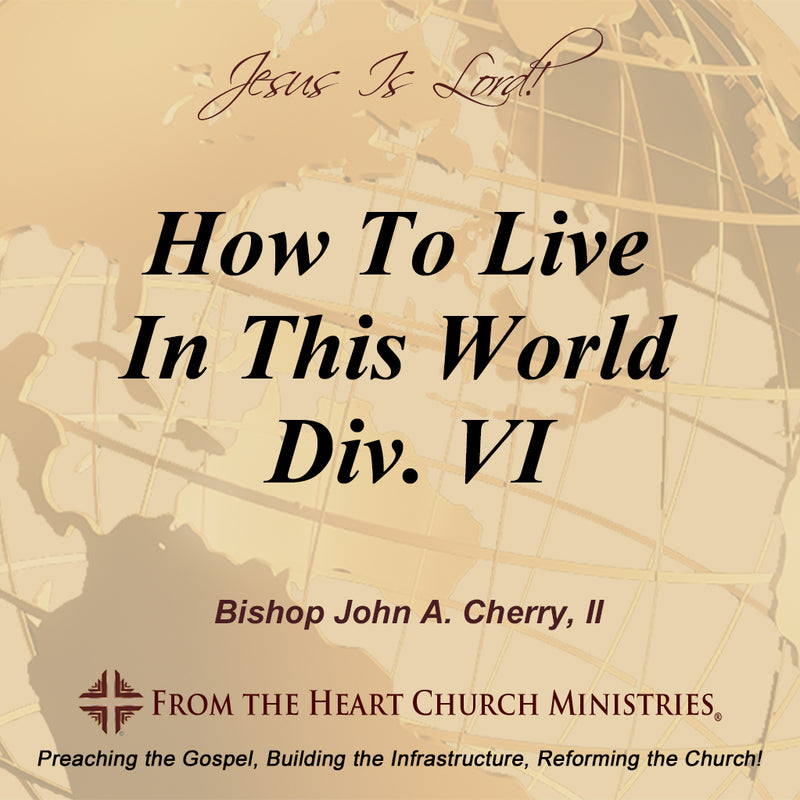 How To Live In This World Div. VI