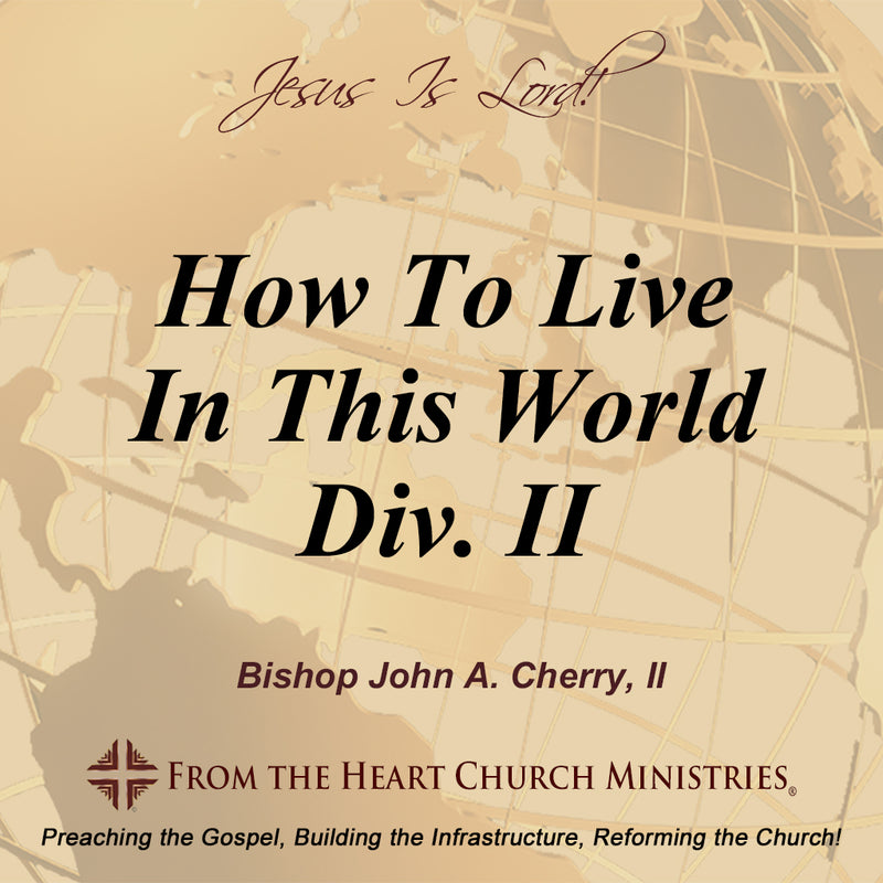How To Live In This World Div. II